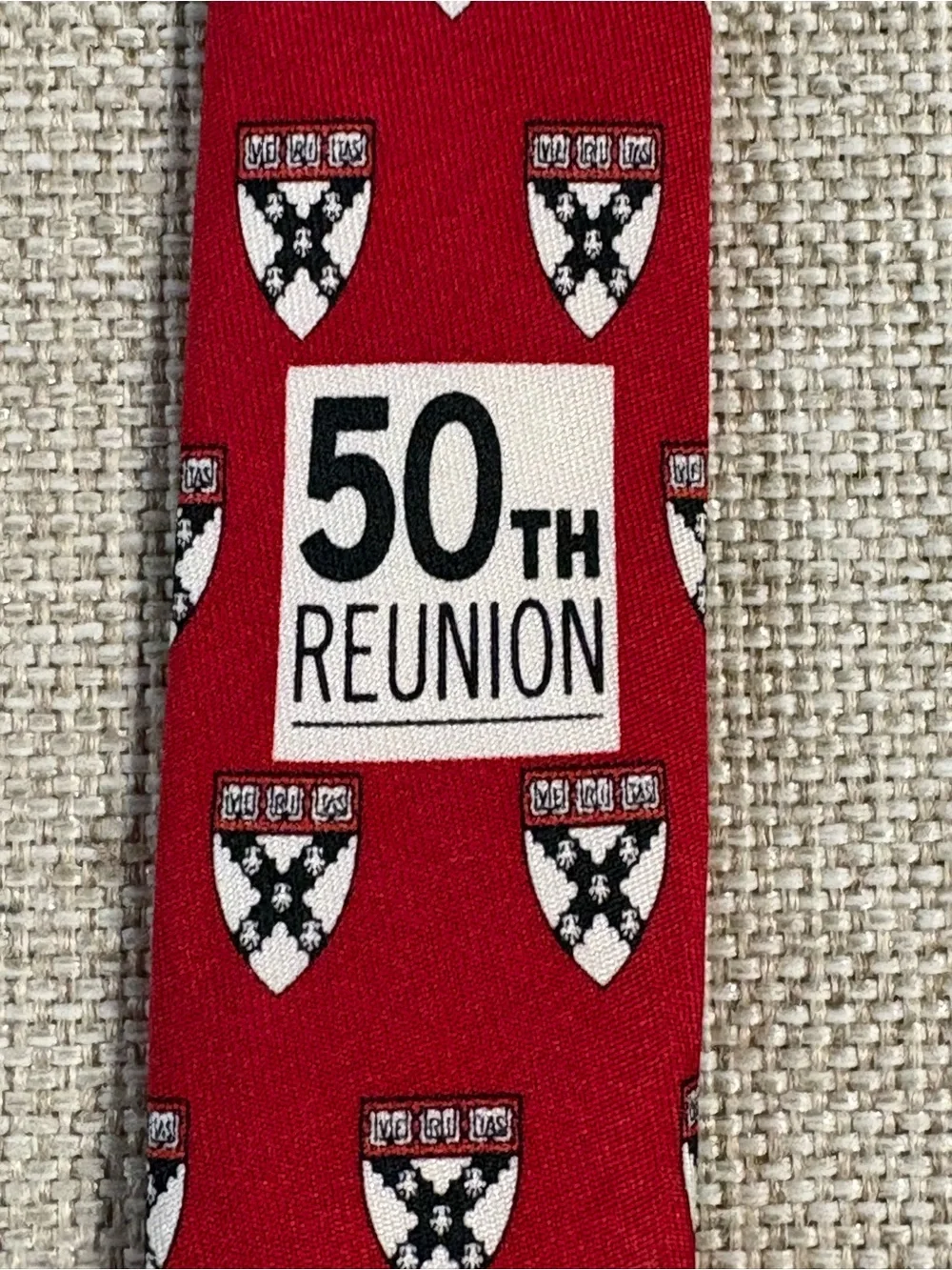 Vineyard Vines Harvard 50th Reunion Silk Tie Custom Collection